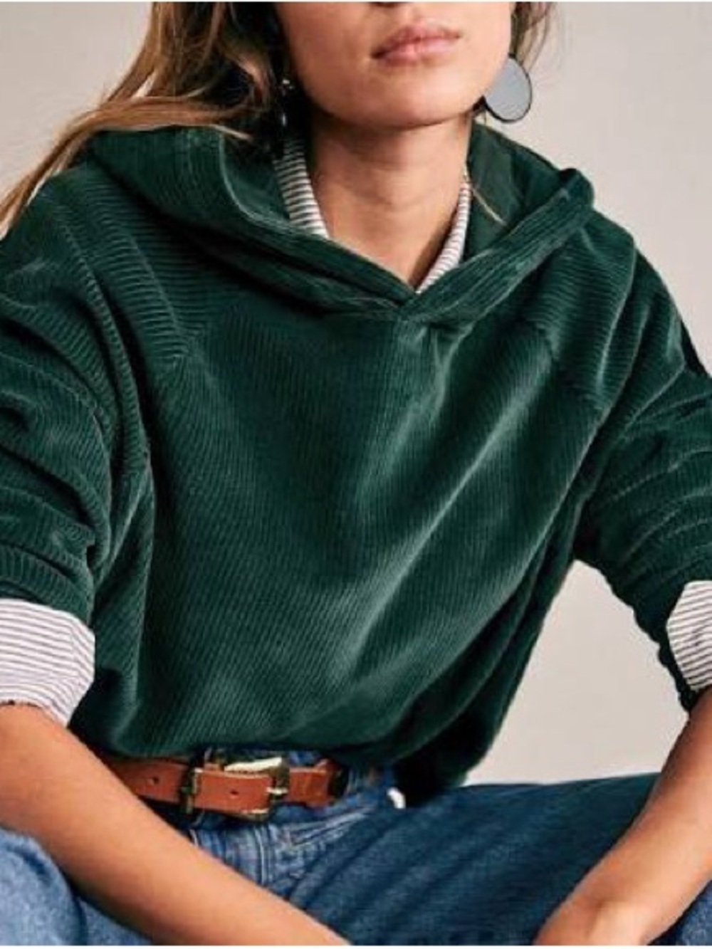 Sezane Mary Sweatshirt Sage - Size M